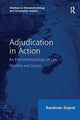 Book cover of: Adjudication in Action. By: Baudouin Dupret