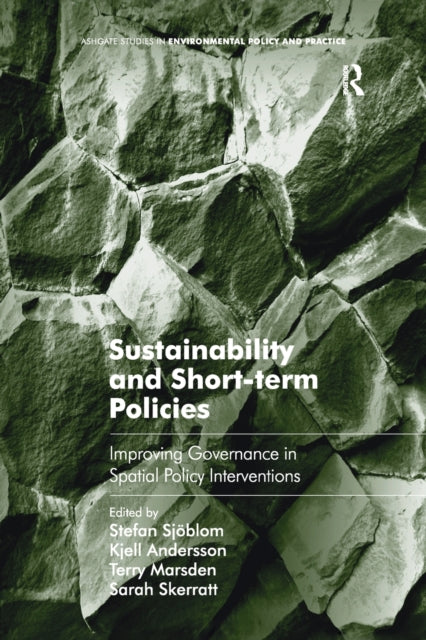 Book cover of: Sustainability and Short-term Policies. By: Stefan Sjoblom