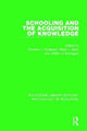 Book cover of: Schooling and the Acquisition of Knowledge. By: Anderson, Richard C.
