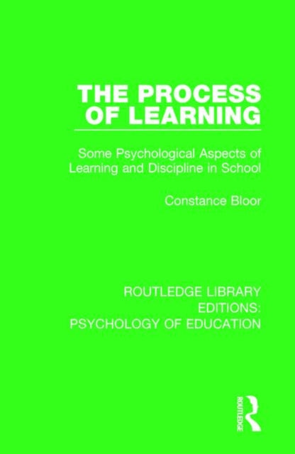 Book cover of: Process of Learning