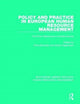 Book cover of: Policy and Practice in European Human Resource Management. By: Chris Brewster