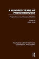 Book cover of: Hundred Years of Phenomenology. By: Robin Small