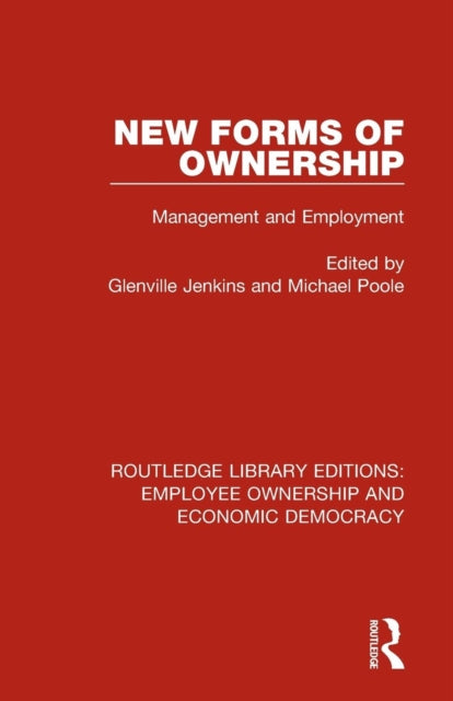 Book cover of: New Forms of Ownership
