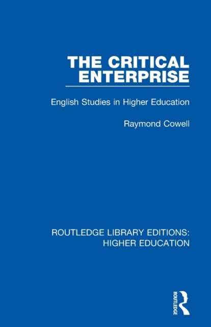 Book cover of: Critical Enterprise. By: Raymond Cowell