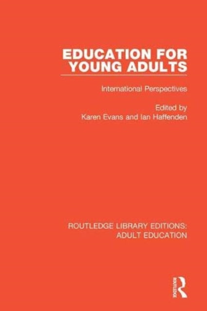 Book cover of: Education for Young Adults. By: Karen Evans