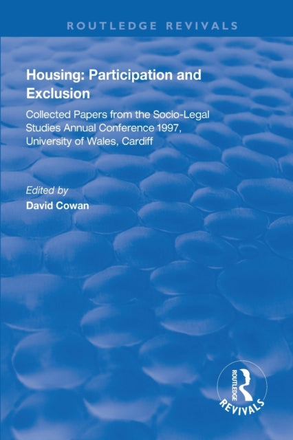 Book cover of: Housing: Participation and Exclusion