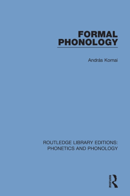Book cover of: Formal Phonology. By: András Kornai