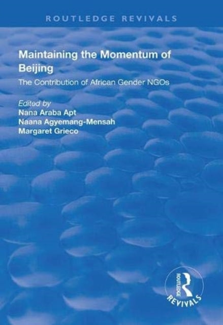 Book cover of: Maintaining the Momentum of Beijing
