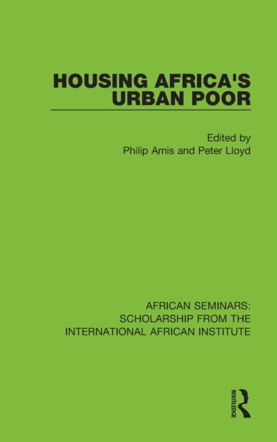 Book cover of: Housing Africa's Urban Poor. By: Philip Amis