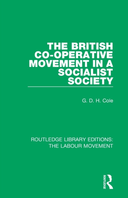 Book cover of: British Co-operative Movement in a Socialist Society