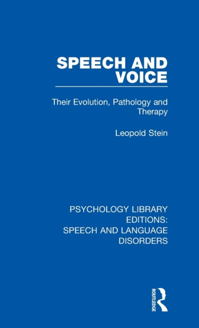 Speech and Voice
