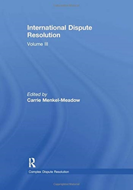 Book cover of: International Dispute Resolution