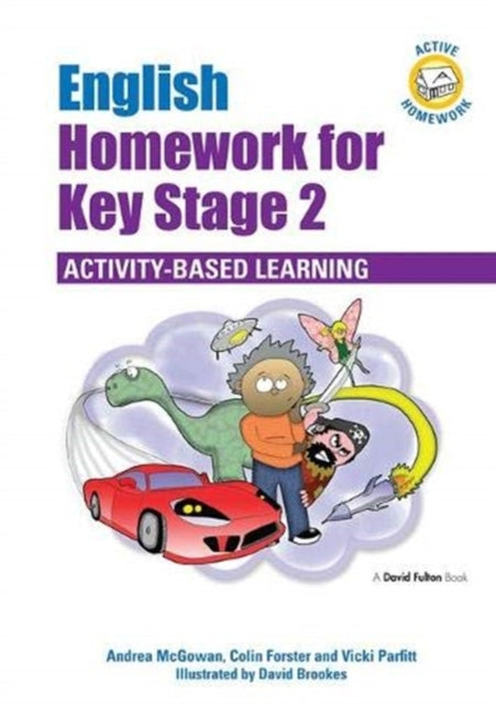 Book cover of: English Homework for Key Stage 2. By: Andrea McGowan