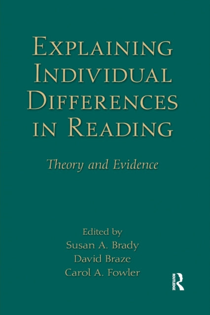 Explaining Individual Differences in Reading
