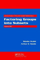 Book cover of: Factoring Groups into Subsets. By: Sandor Szabo