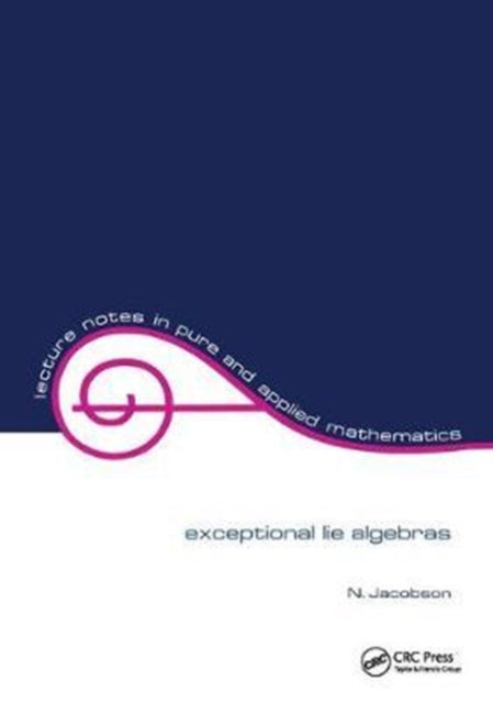 Book cover of: Exceptional Lie Algebras. By: N. Jacobson