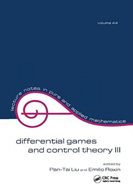 Book cover of: Differential Games and Control Theory Iii. By: Pan-Tai Liu