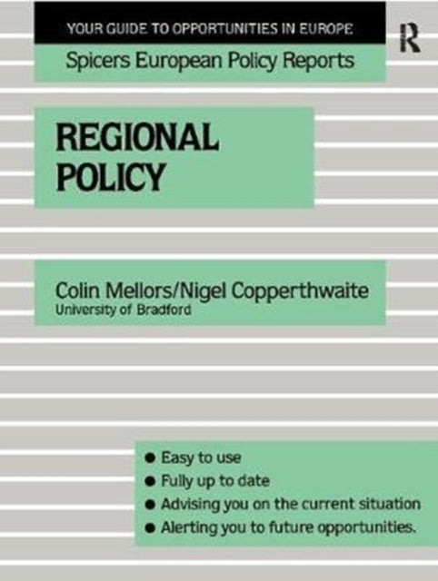 Book cover of: Regional Policy. By: Nigel Copperthwaite
