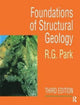 Book cover of: Foundation of Structural Geology. By: Professor R. G. Park