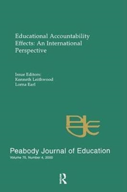Educational Accountability Effects