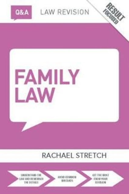 Book cover of: Q&A Family Law. By: Rachael Stretch