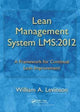 Book cover of: Lean Management System LMS:2012. By: William A. Levinson