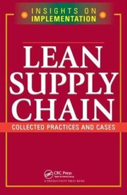 Book cover of: Lean Supply Chain. By: Productivity Productivity Press