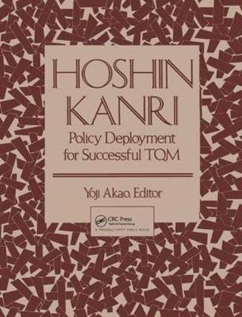 Book cover of: Hoshin Kanri. By: Yoji Akao
