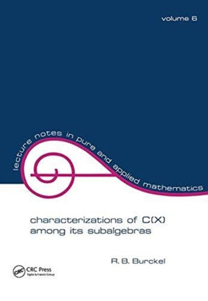 Characterization of C(x) among its Subalgebras