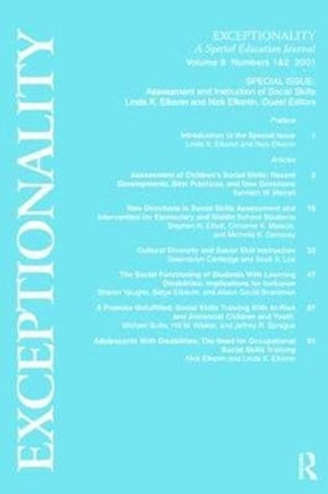 Assessment and Instruction of Social Skills