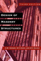 Book cover of: Design of Masonry Structures. By: A. W. Hendry