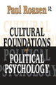 Book cover of: Cultural Foundations of Political Psychology. By: Paul Roazen
