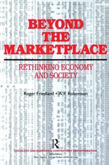 Book cover of: Beyond the Marketplace. By: Roger Friedland