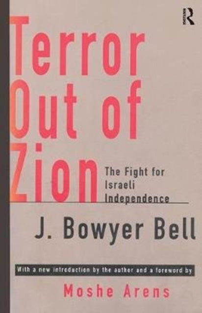 Book cover of: Terror Out of Zion. By: J. Bowyer Bell