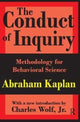 Book cover of: Conduct of Inquiry. By: Abraham Kaplan