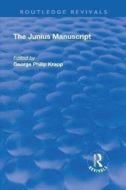 Book cover of: Revival: The Junius Manuscript (1931). By: George Philip Krapp