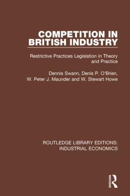 Book cover of: Competition in British Industry. By: Dennis Swan