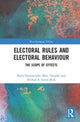 Book cover of: Electoral Rules and Electoral Behaviour. By: Ruth Dassoneville
