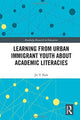 Book cover of: Learning from Urban Immigrant Youth About Academic Literacies. By: Jie Y. Park