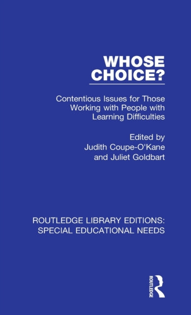Book cover of: Whose Choice?. By: Judith Coupe-O'Kane
