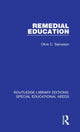 Book cover of: Remedial Education. By: Olive C. Sampson