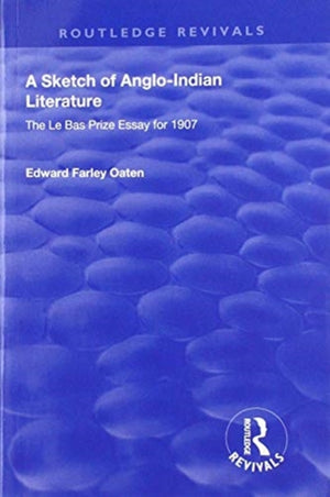 A Sketch of Anglo-Indian Literature