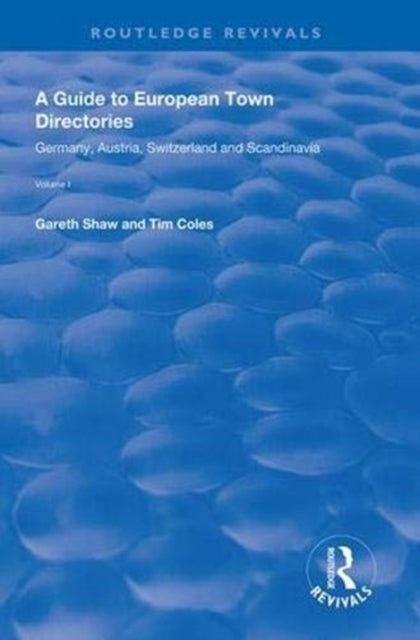 A Guide to European Town Directories