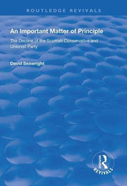 Book cover of: Important Matter of Principle. By: David Seawright