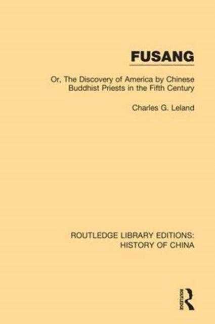 Book cover of: Fusang