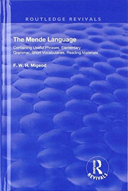 The Mende Language