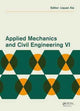 Book cover of: Applied Mechanics and Civil Engineering VI. By: Liquan Xie