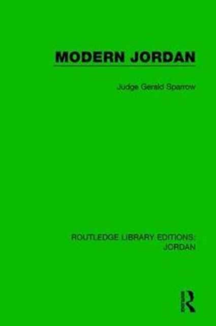 Book cover of: Modern Jordan. By: Judge Gerald Sparrow
