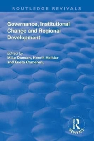 Governance, Institutional Change and Regional Development