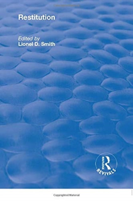 Book cover of: Restitution